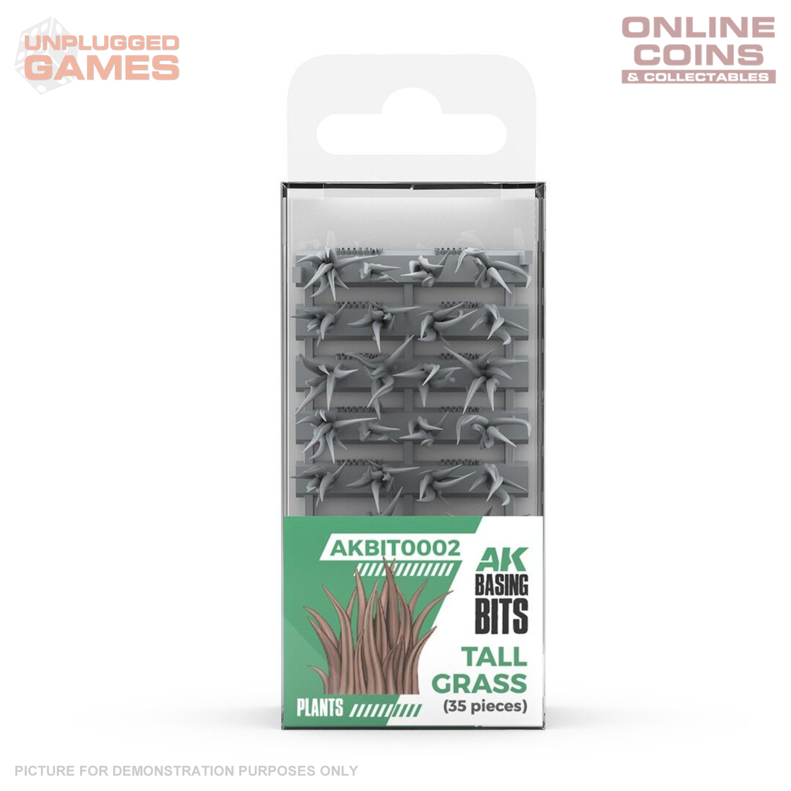 AK Interactive - Basing Bits - Tall Grass - 35 Pieces